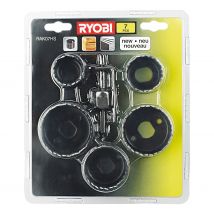 RYOBI - Blister 7 pièces scie cloche pour le bois
