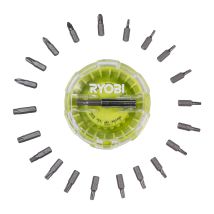 RYOBI - Kit de 22 accessoires de vissage