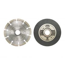 RYOBI - Kit découpe 6 disques meuleuse Ø 115 mm