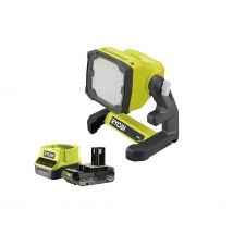 RYOBI - Projecteur LED 18V ONE+ - Batterie 1x2.0 Ah