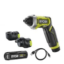 RYOBI - Coffret tournevis 4V USB Lithium - Batterie 1x2.0 Ah