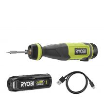 RYOBI - Fer à souder 4V USB Lithium - Batterie 1x2.0 Ah