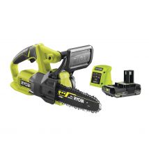 RYOBI - Tronçonneuse compacte 18V ONE+ - Batterie 1x2.5 Ah