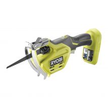 RYOBI - Scie à main 18V ONE+ - 15 cm - Vendue sans batterie ni chargeur