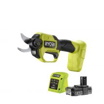 RYOBI - Sécateur Brushless 18V ONE+ HP - Batterie 1x2.0 Ah