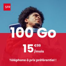 Forfait Mobile SFR 100 Go 5G