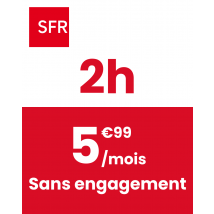 Forfait Mobile SFR 2h 100Mo 4G+