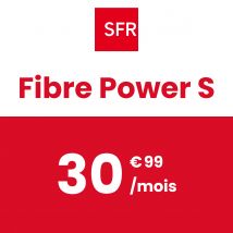 SFR Fibre Power S 1 Gb/s - 160 chaînes TV - Appels illimités vers fixes et mobiles - WiFi 6