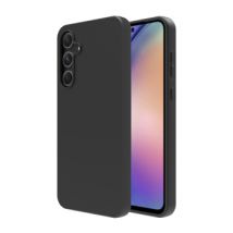 Coque silicone QDOS pour Samsung Galaxy A55 5G - Protection élégante - Noir