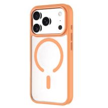 Coque en silicone orange Frost pour iPhone 17 Pro