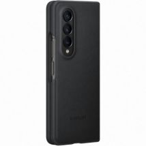 Coque en cuir pour Samsung Galaxy Z Fold4 - Noir