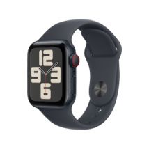 Apple Watch SE 4G 40mm Aluminium Minuit avec Bracelet Sport Minuit (S/M)