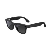 Ray-Ban | Meta Wayfarer mat noir avec verres graphite polarisés Gen2