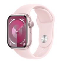 Apple Watch Series 9 GPS 41mm Aluminium Rose avec Bracelet Sport Rose (S/M)