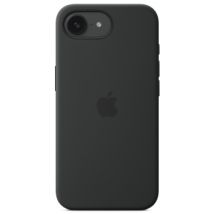 Coque silicone noir pour iPhone 16e