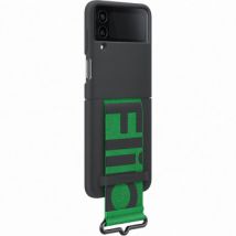 Coque avec lanière pour Samsung Galaxy Z Flip4 - Noir