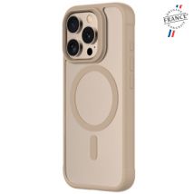 Coque Qdos Hybrid Drop pour iPhone 16 Pro - Protection renforcée MagSafe - Effet verre dépoli