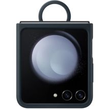 Coque avec anneau pour Samsung Galaxy Z Flip5 bleu