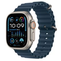 Apple Watch Ultra 2 4G 49mm Boitier Titane avec Boucle Océan Bleu