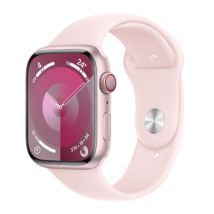 Apple Watch Series 9 4G 41mm Aluminium Rose avec Bracelet Sport Rose (S/M)