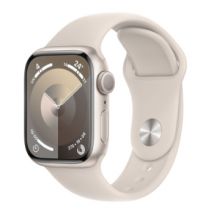 Apple Watch Series 9 GPS 41mm Aluminium Blanc Bracelet Sport M/L
