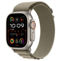 Apple Watch Ultra 2 4G 49mm Boitier Titane avec Boucle Alpine Olive