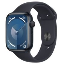 Apple Watch Series 9 GPS 45mm Aluminium Minuit avec Bracelet Sport Minuit (M/L)