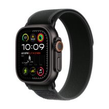 Apple Watch Ultra 2 4G 49mm Boitier Titane Noir avec Boucle Trail Noir (M/L)