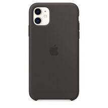 Coque Apple silicone pour iPhone 11 - Noir