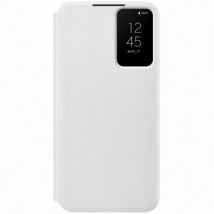 Etui Clear View blanc pour Samsung Galaxy S22