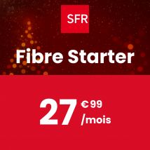 SFR Fibre Starter 1 Gb/s - 160 chaînes TV - Appels illimités vers fixes - Sans engagement