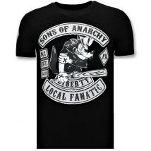 Local Fanatic T-shirt met opdruk sons of anarchy