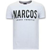 Local Fanatic T-shirt met opdruk narcos pablo escobar