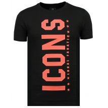 Local Fanatic Icons vertical t-shirt