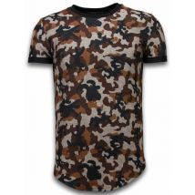 Justing Camouflaged fashionable t-shirt long fit