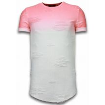 Justing Flare effect t-shirt long fit