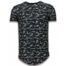 Justing Fashionable camouflage t-shirt long fit
