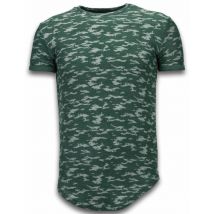 Justing Fashionable camouflage t-shirt long fit