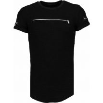 Justing Zipped chest t-shirt