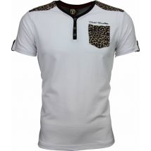 David Copper T-shirt tijger print motief