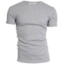 Garage Basis t-shirt ronde hals semi bodyfit grijs