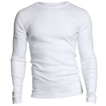 Garage Basis t-shirt ronde hals lange mouw semi bodyfit wit