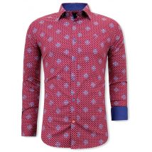 Tony Backer Met print slim fit