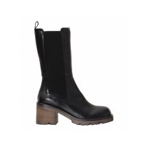 Walk in the Park WP1222-952/I21 Zwart kleurige leren laars (Macai Nero)