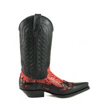 Mayura Boots Cowboy laarzen 1935-c-mex-crazy old negro/ rojo