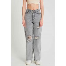 Robin-Collection Ribbed jeans high waist d83618