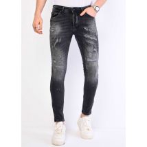 Local Fanatic Jeans met verfspatten 1061