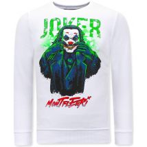 Montfleuri Sweater met print joker