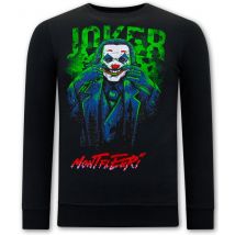 Montfleuri Sweater met print joker