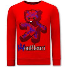 Montfleuri Sweater met print teddy bear 3617